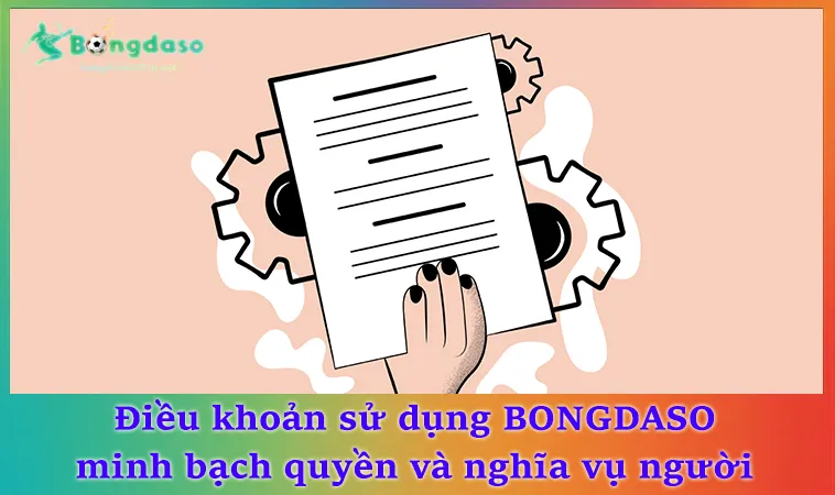 Điều khoản sử dụng BONGDASO minh bạch quyền và nghĩa vụ người dùng