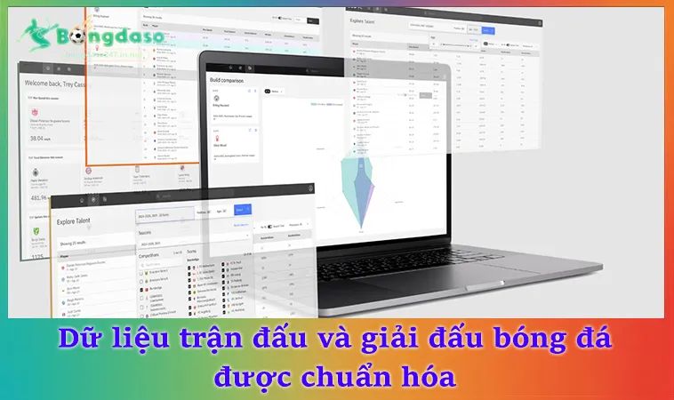 Dữ liệu trận đấu và giải đấu bóng đá được chuẩn hóa