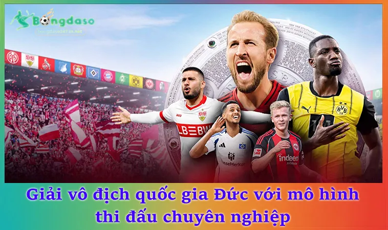 Giải vô địch quốc gia Đức với mô hình thi đấu chuyên nghiệp